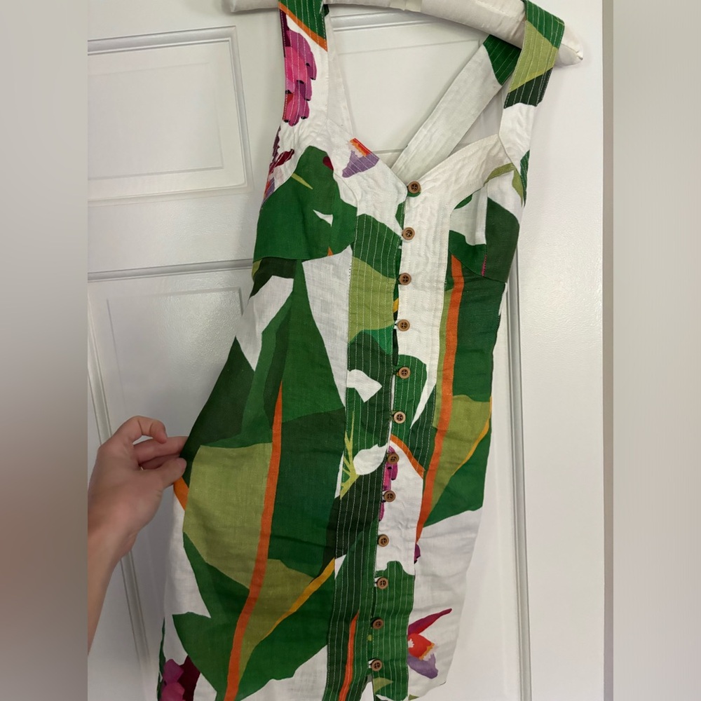 Farm Rio tropical linen dress